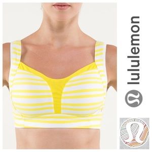 Lululemon Ta Ta Tamer II Twin Stripe Sizzle Bra